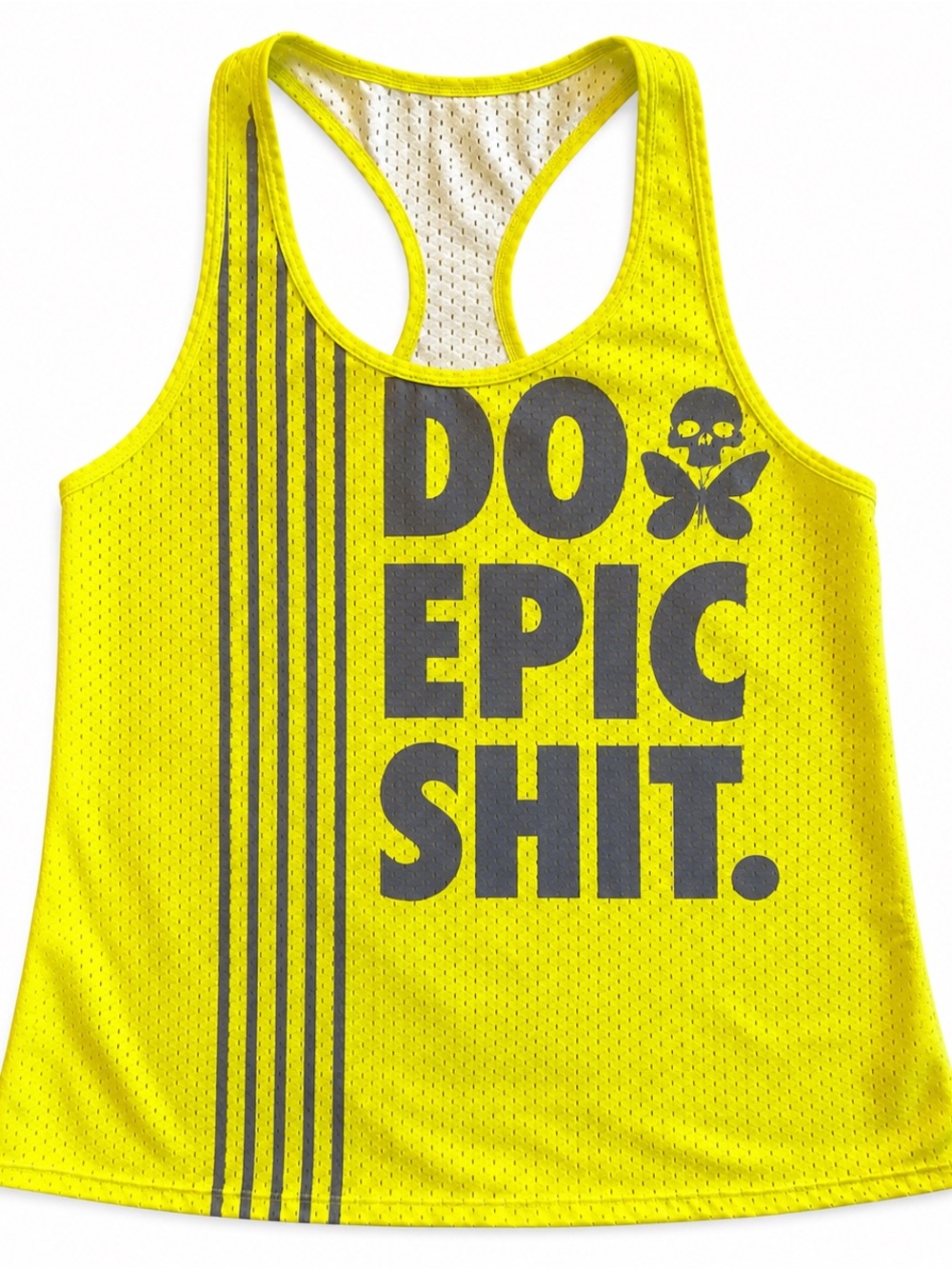 Betty Designs Neon Mesh Racerback Workout Tank Size Large